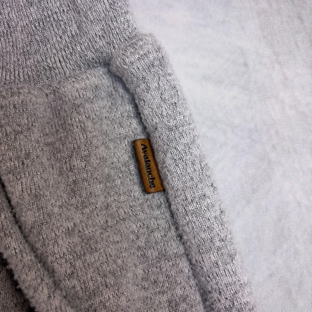 Avalanche Outdoor Supply Co Gray Sherpa Lined Joggers Sweatpants Small